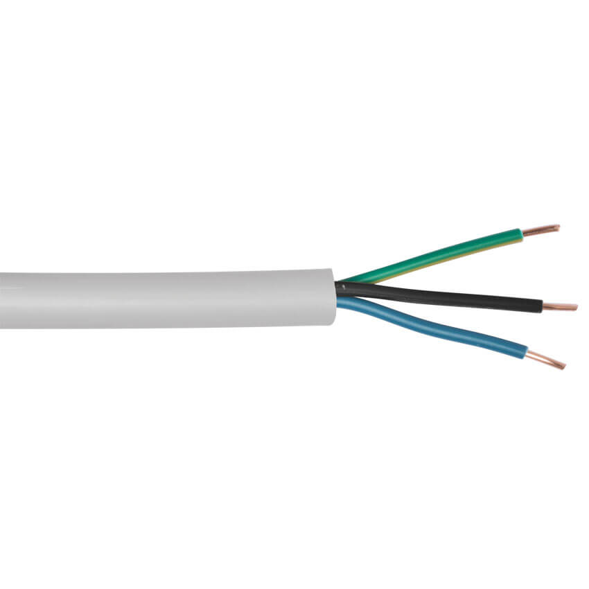 elmat® - 50m - 3 x 2,5² - Mantelleitung, NYM-J, grau