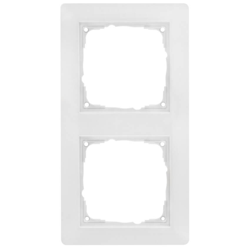 GIRA - Abdeckrahmen, passt zu Gira Standard 55® und Klein 55®, reinweiß - 2-fach