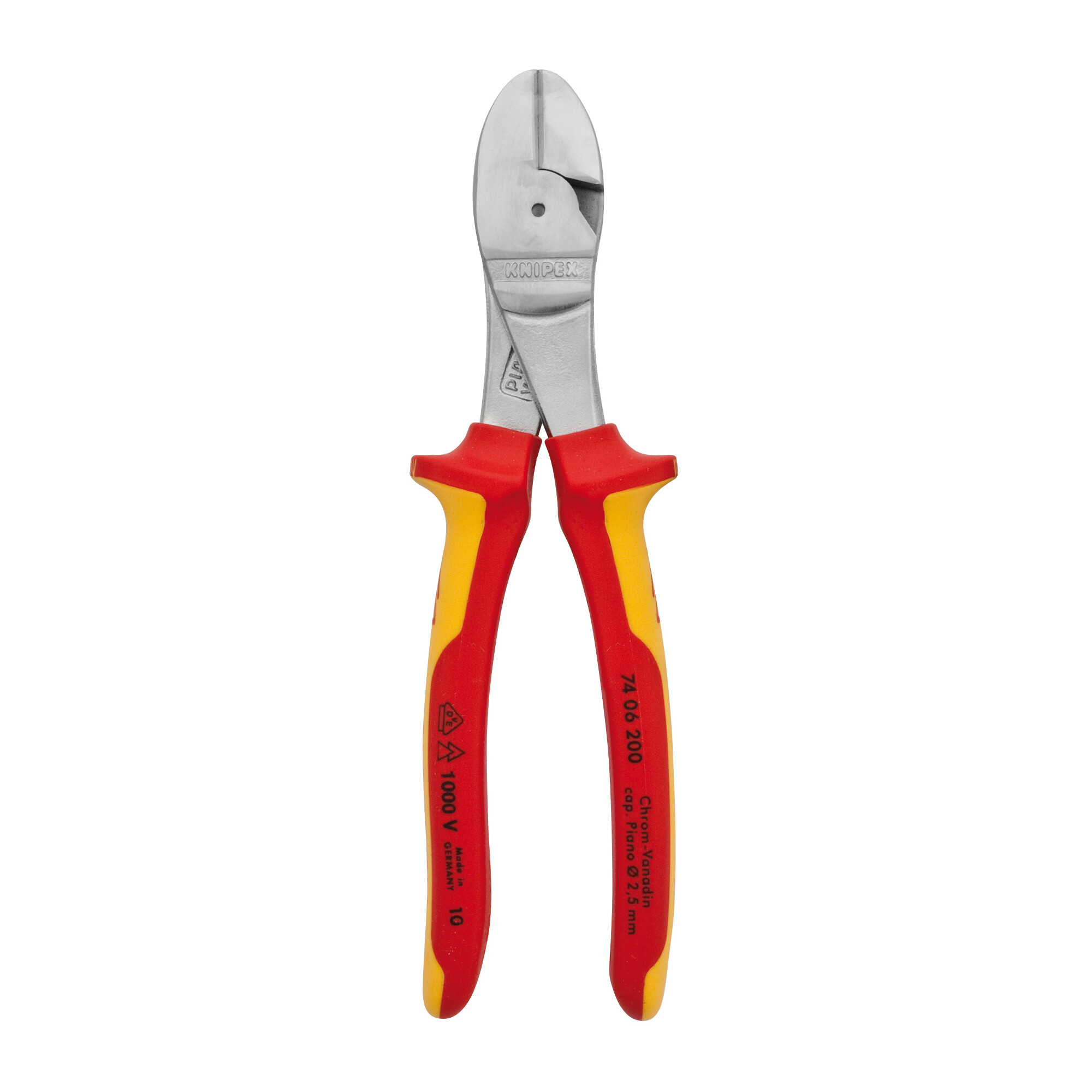 VDE-Kraft-Seitenschneider, isoliert, L 200