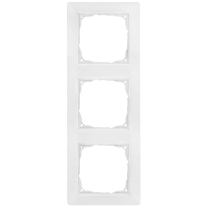 GIRA - Abdeckrahmen, passt zu Gira Standard 55® und Klein 55®, reinweiß - 3-fach