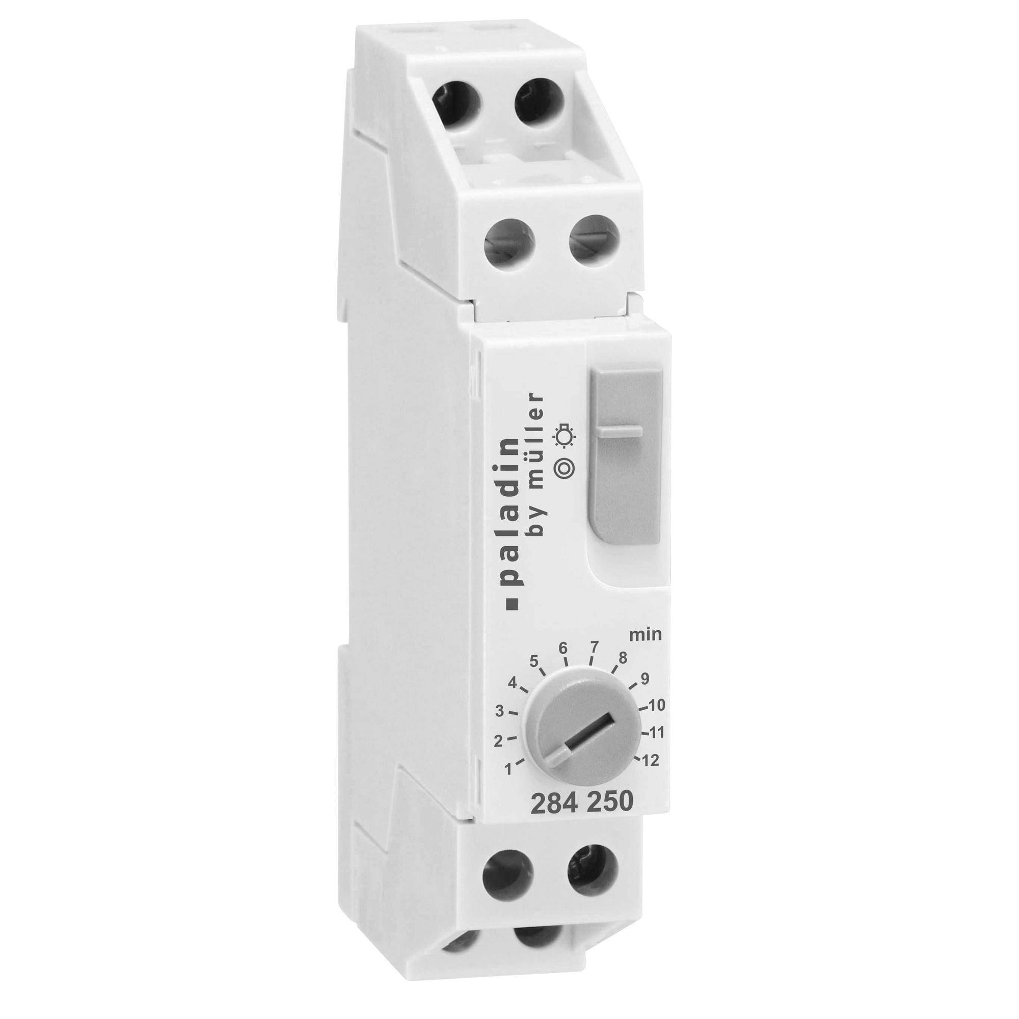 Treppenlichtzeitschalter, 3-/4-Leiter, elektronisch, 30 Sek.-10 Min., mit Ausschaltvorwarnung