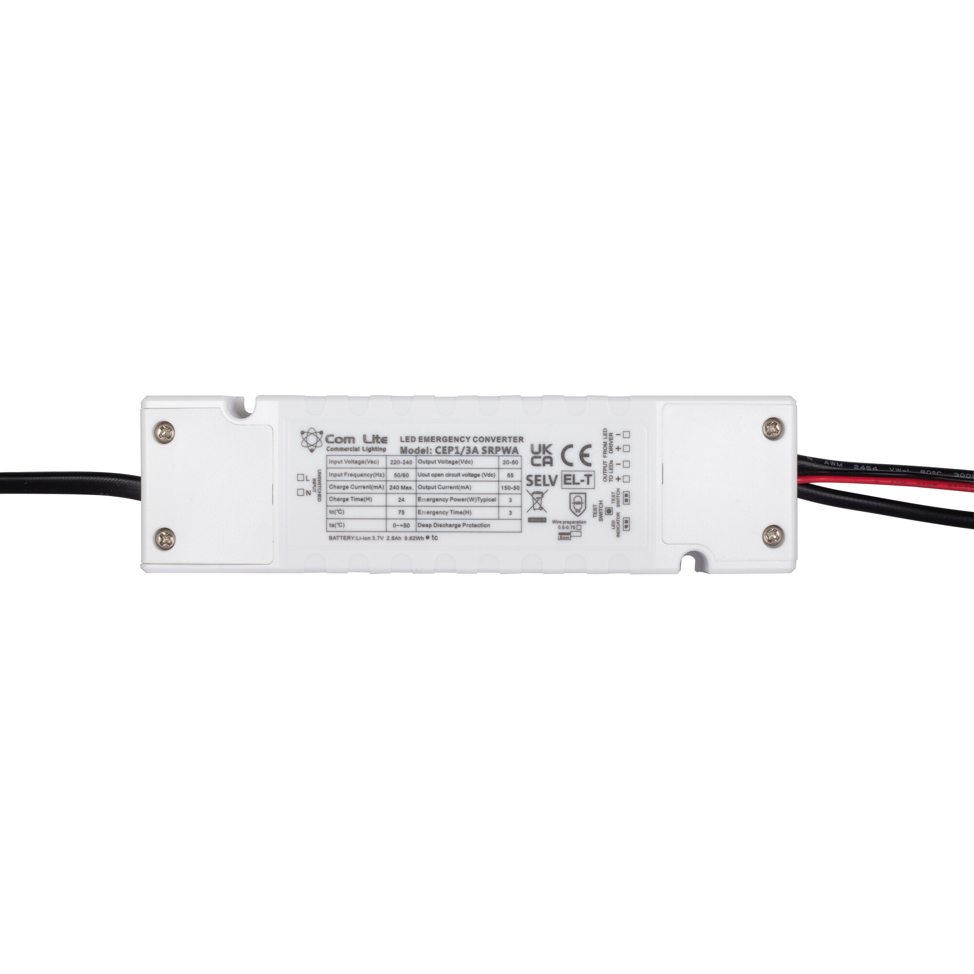 Notlichtbaustein, für LED-Panel, Notlicht > 3 Stunden