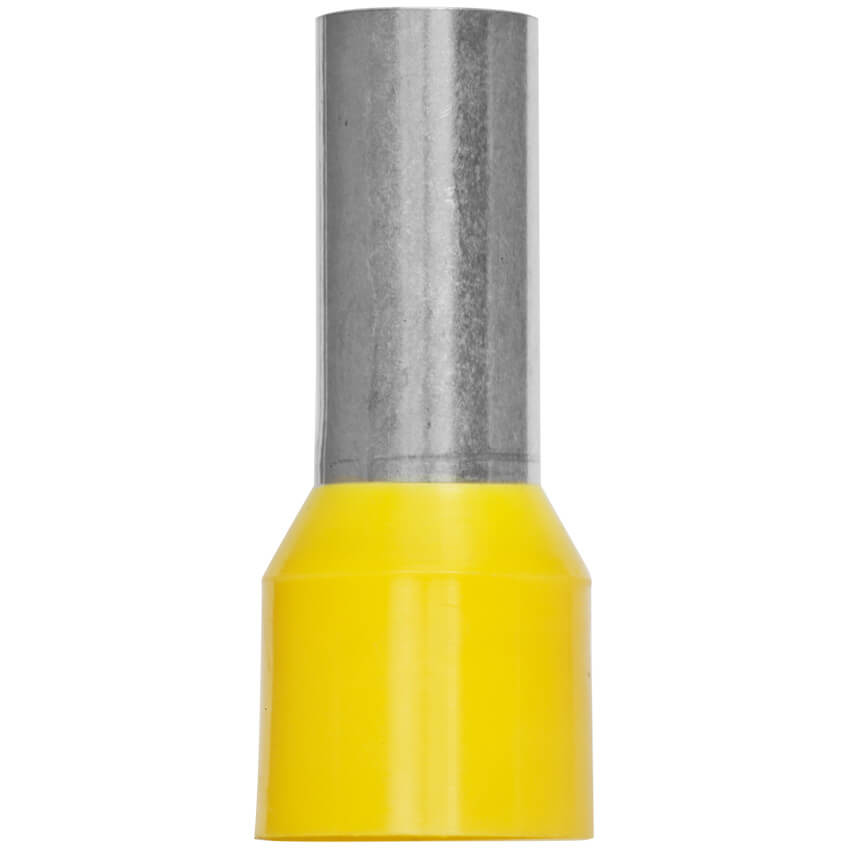 Aderendhülse, Isoliert, für 1 Eingang, 25², 29/16 mm, gelb