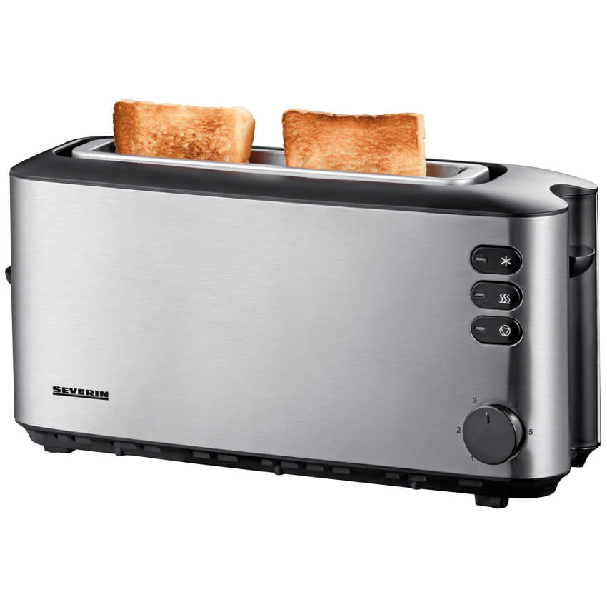 Langschlitz-Toaster AT 2515, 1000W, für 2 Brotscheiben