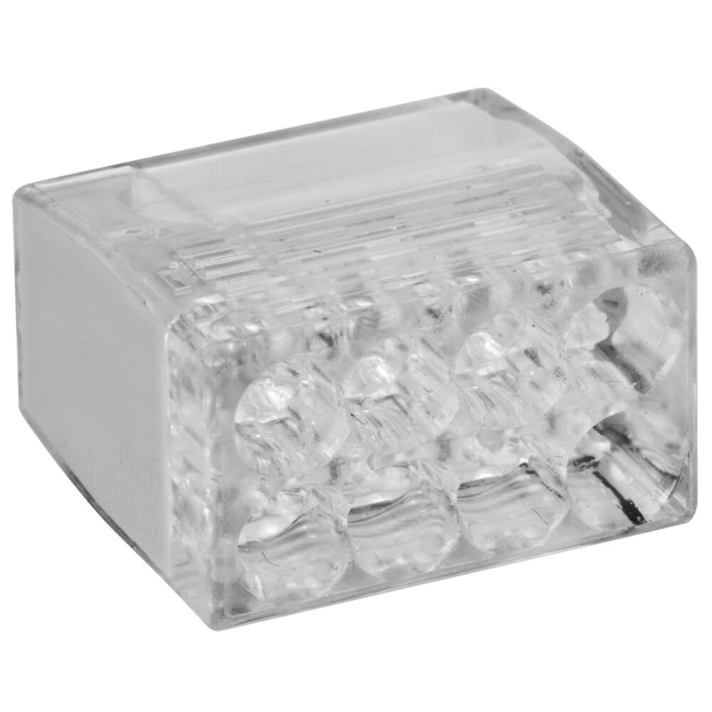 Steckklemme, 0,5 - 2,5 mm², transparent, 8-polig