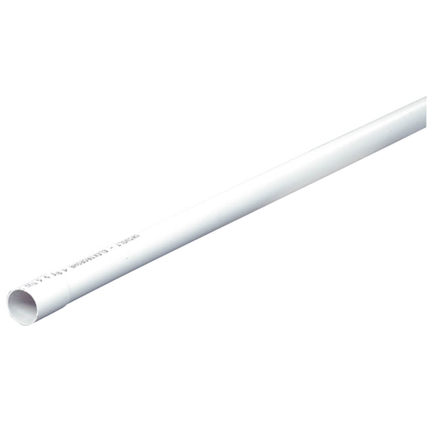 GEWISS® - starres PVC-Isolierrohr,  metrisch, glatt, Länge 2 m,  grau-M 20 mm, 48m