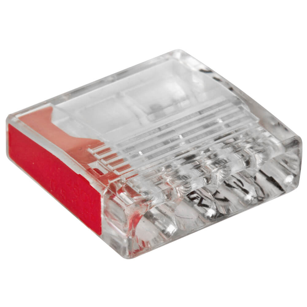 Steckklemme, 0,5 - 2,5 mm², transparent, 4-polig
