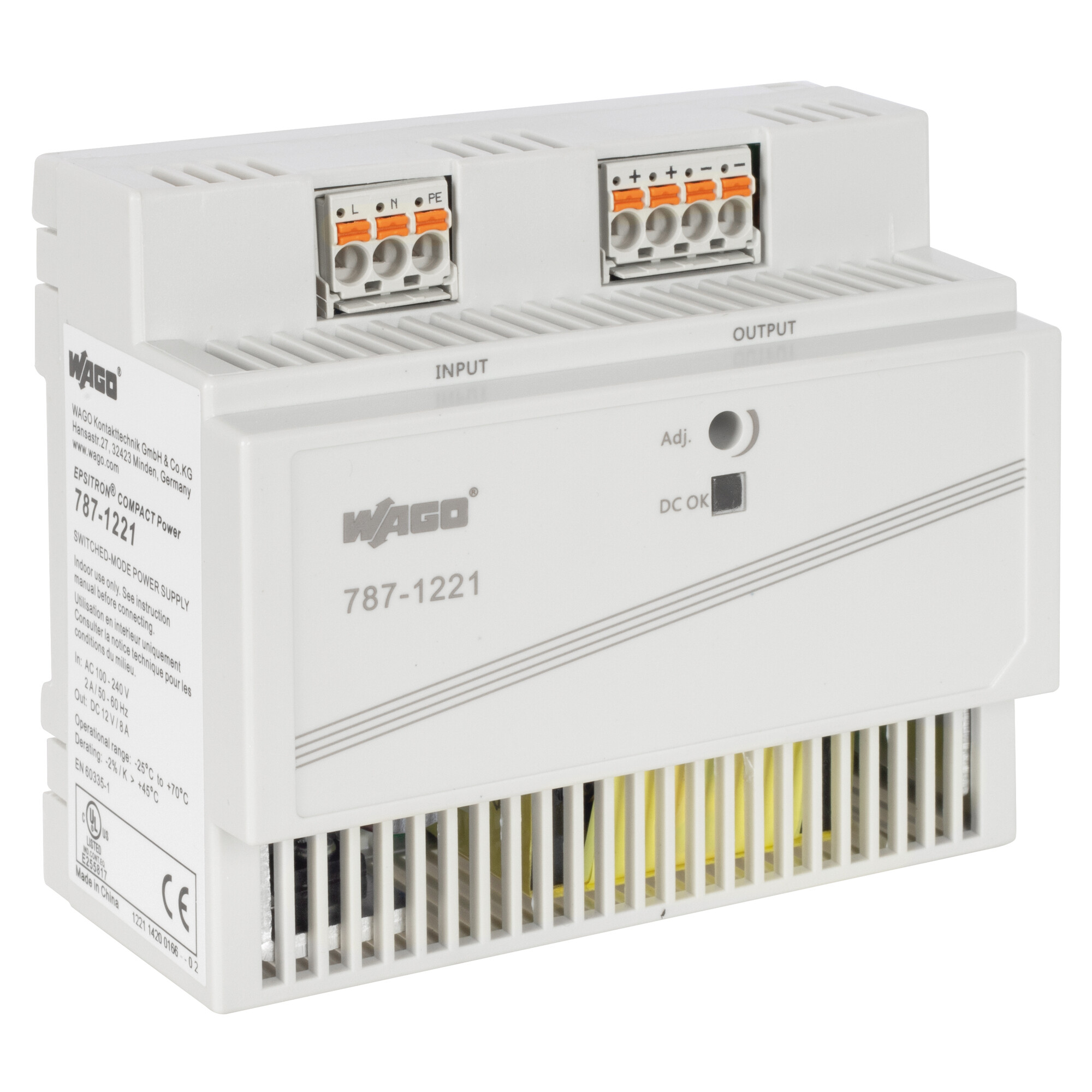 Reiheneinbau-Netzgerät, COMPACT, 787-1221