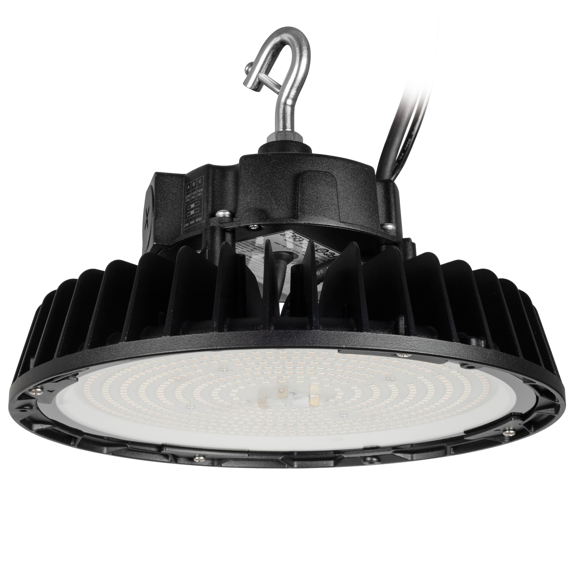 Hallentiefstrahler, LED/200W, 30.000 lm, 3000/4000/5000K, DLG geprüft