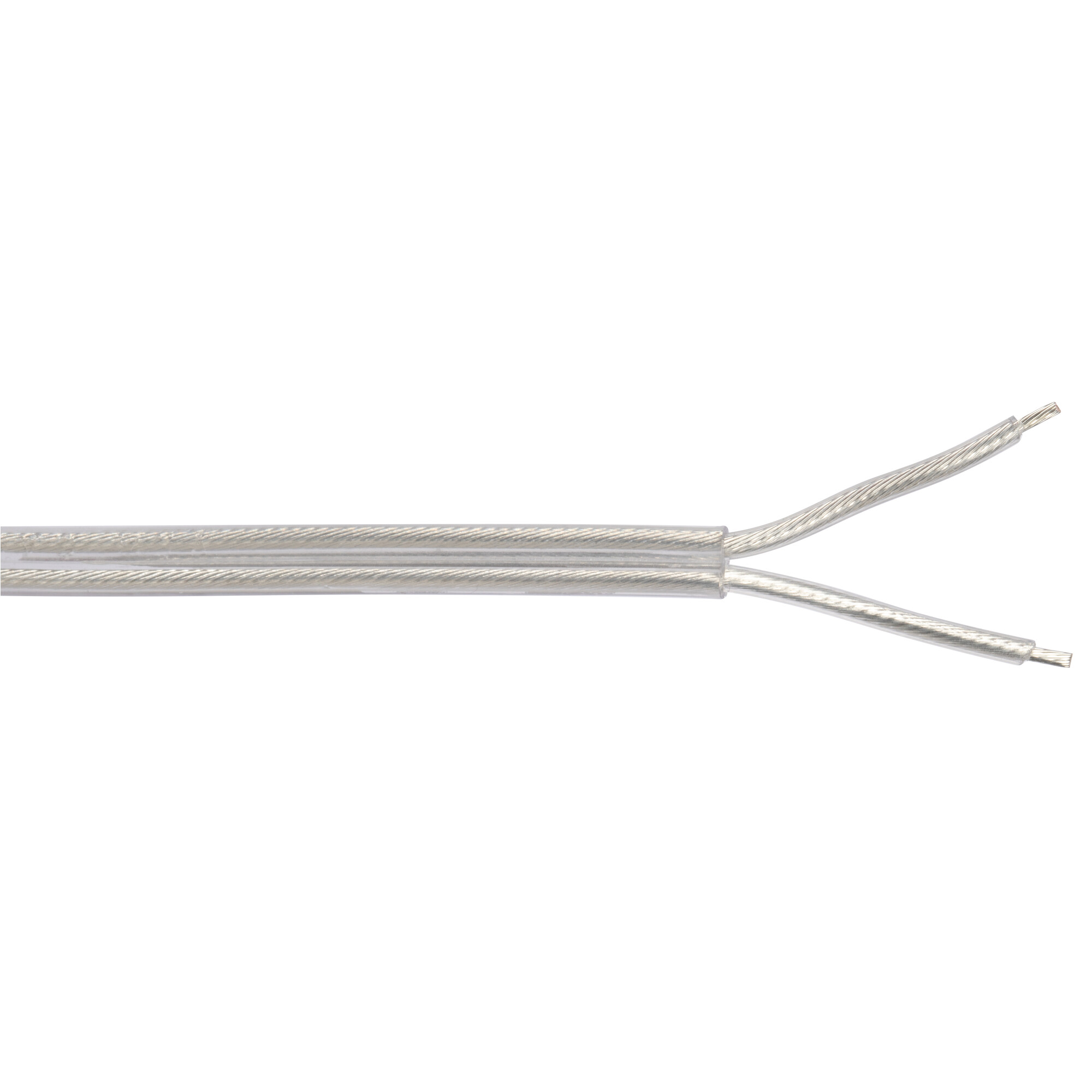 Rundleitung H03 VV-F, 2G x 0,75², transparent