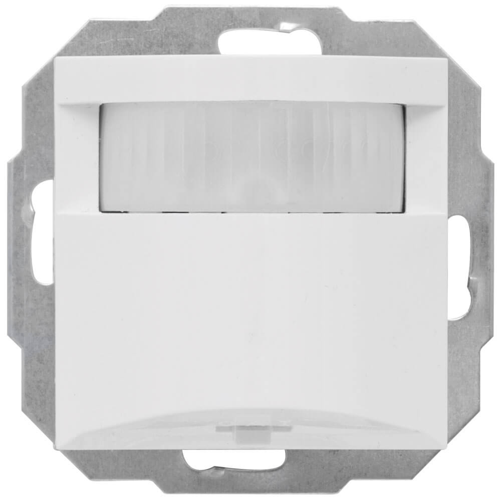 Kombi-Bewegungsmelder, 6-1000W/VA, 3-Draht, Reichweite bis 6 m, Zentralplatte 55 x 55 mm, reinweiß