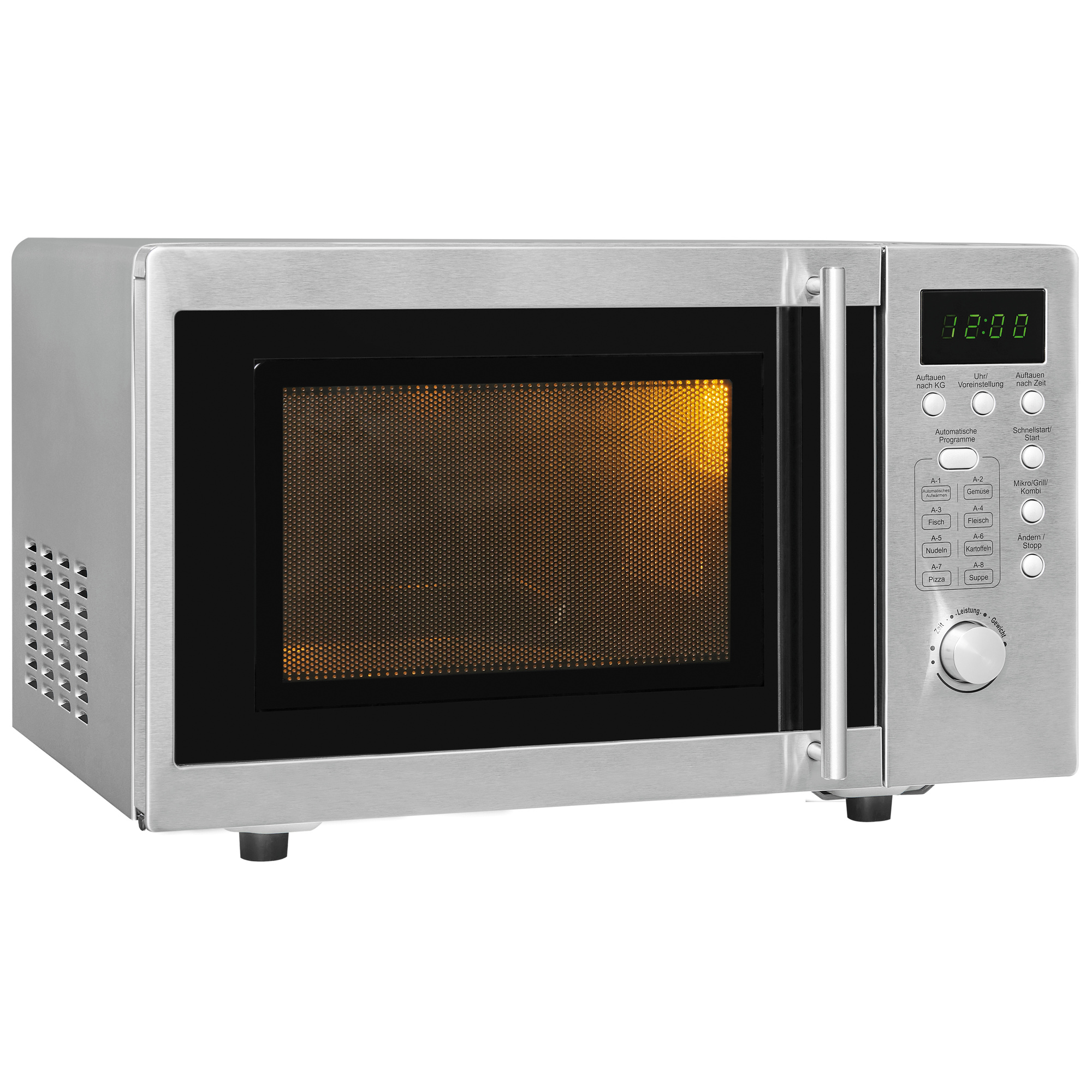 Stand-/Unterbau-Mikrowelle mit Grill, 800-1000W, 20 Liter