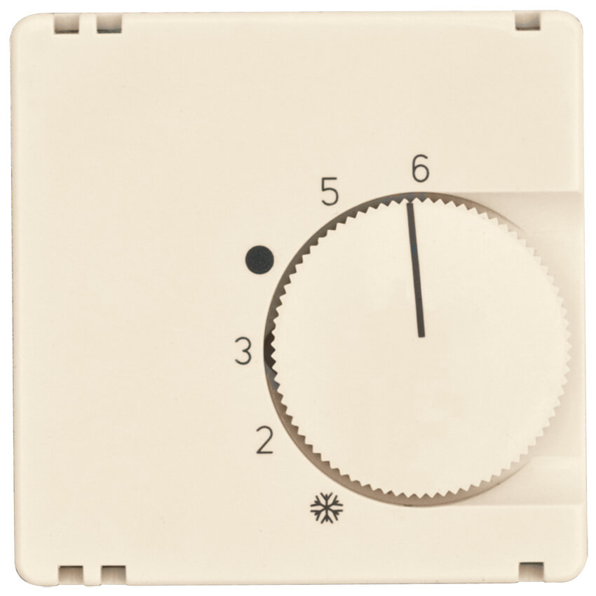 KLEIN - Zentralplatte, für Raumthermostat-Einsatz, Zentralplatte 50 x 50 mm, KLEIN® K50, weiß