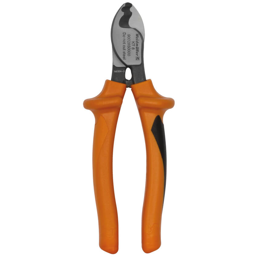 Schneidezange für Cu/Al-Kabel KT 8, bis Ø 8 mm, L 165