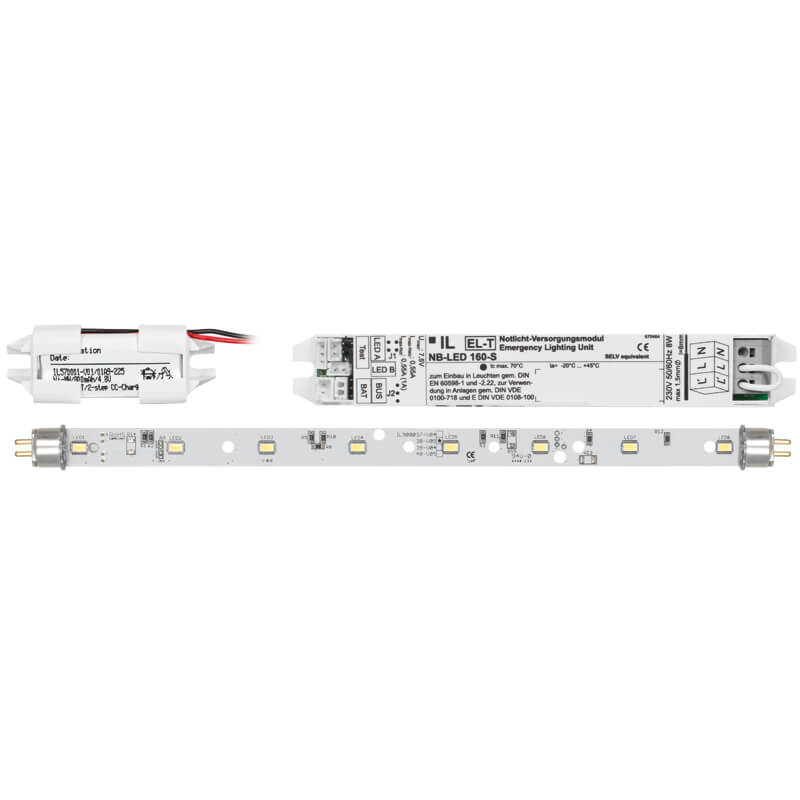 Nachrüstsatz, für Not- und Sicherheitsleuchte, LED/1,5W, Notlicht > 3 Stunden