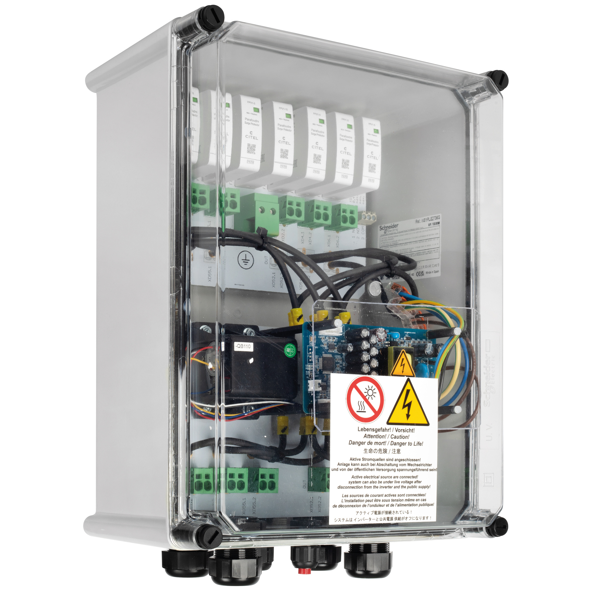 Feuerwehrschalter FWS3, für 3 MPP-Tracker, 3 x 50A