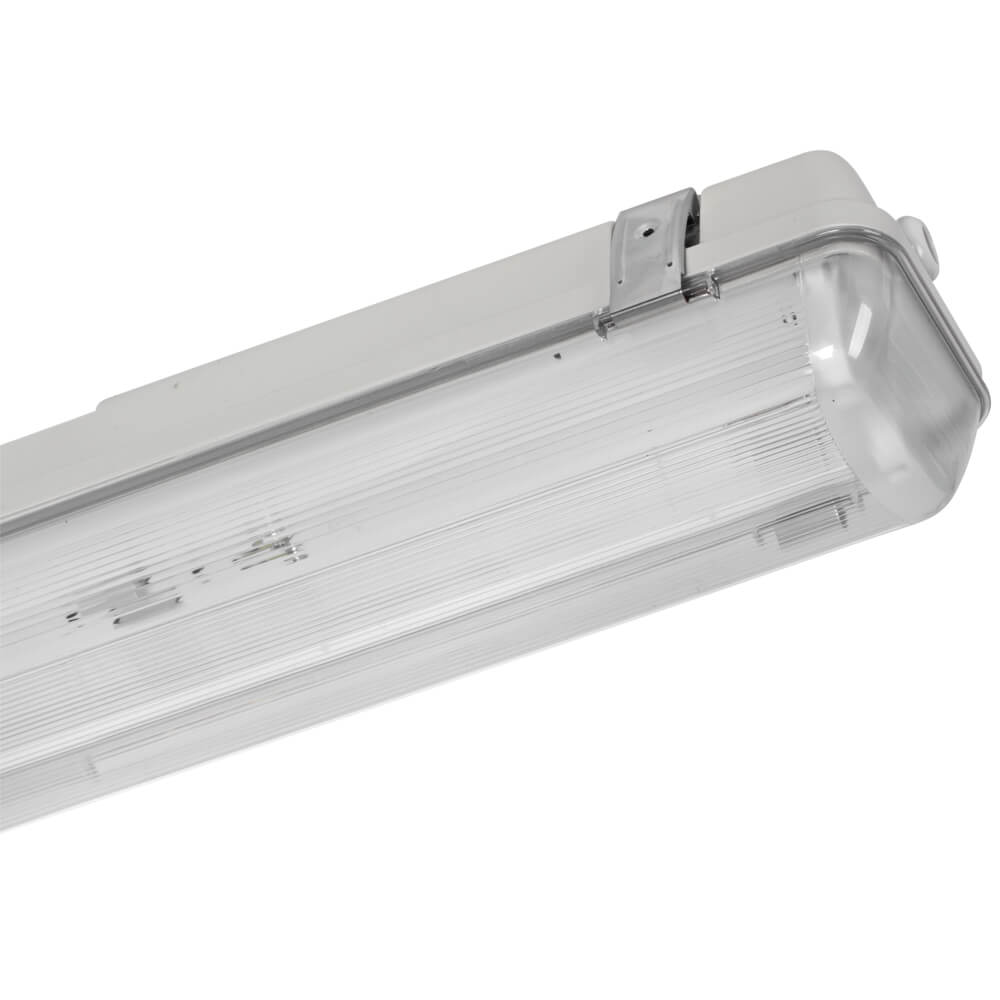 Feuchtraumwannenleuchte, für Retrofit 2 x T8/G13 LED-Röhre, L 1.265
