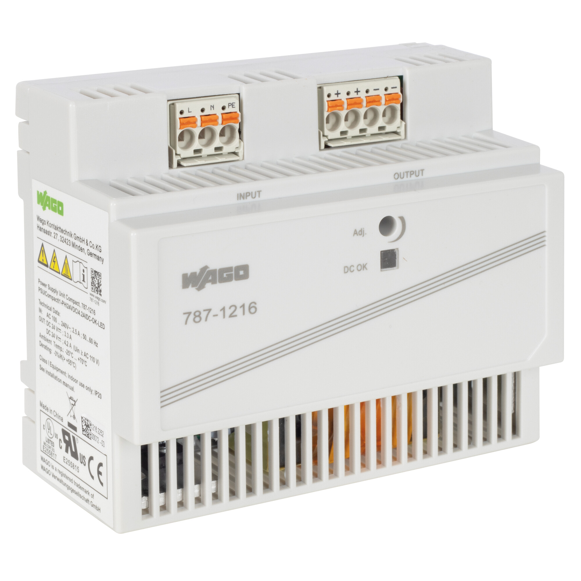 Reiheneinbau-Netzgerät, COMPACT, 787-1216