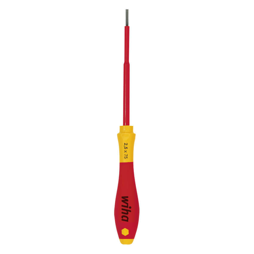 VDE-Schraubendreher SOFTFINISH, Schlitz 2,5 x 75