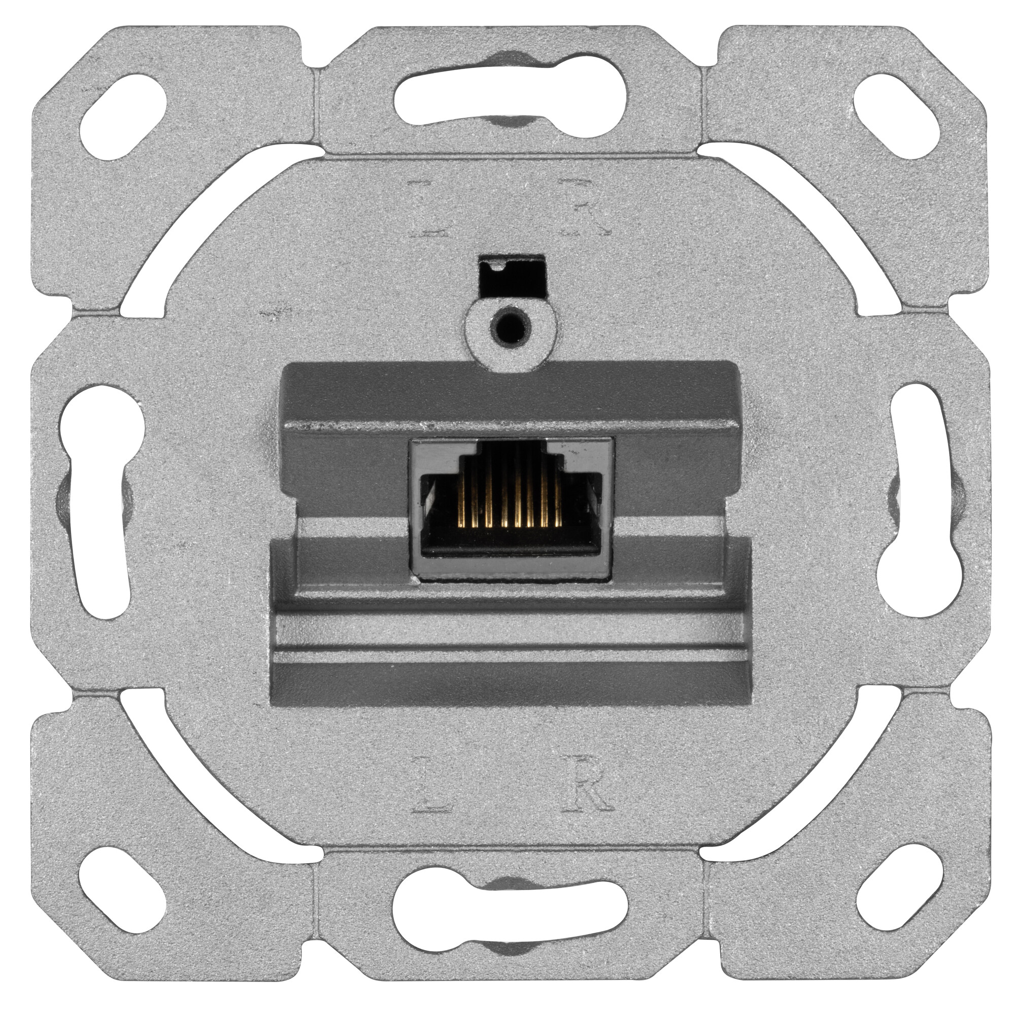 BUSCH-JAEGER - Anschlussdose bis 250 MHz, UP-UAE-CAT 6, für Datenübertragung, nur für Kanalmontage -