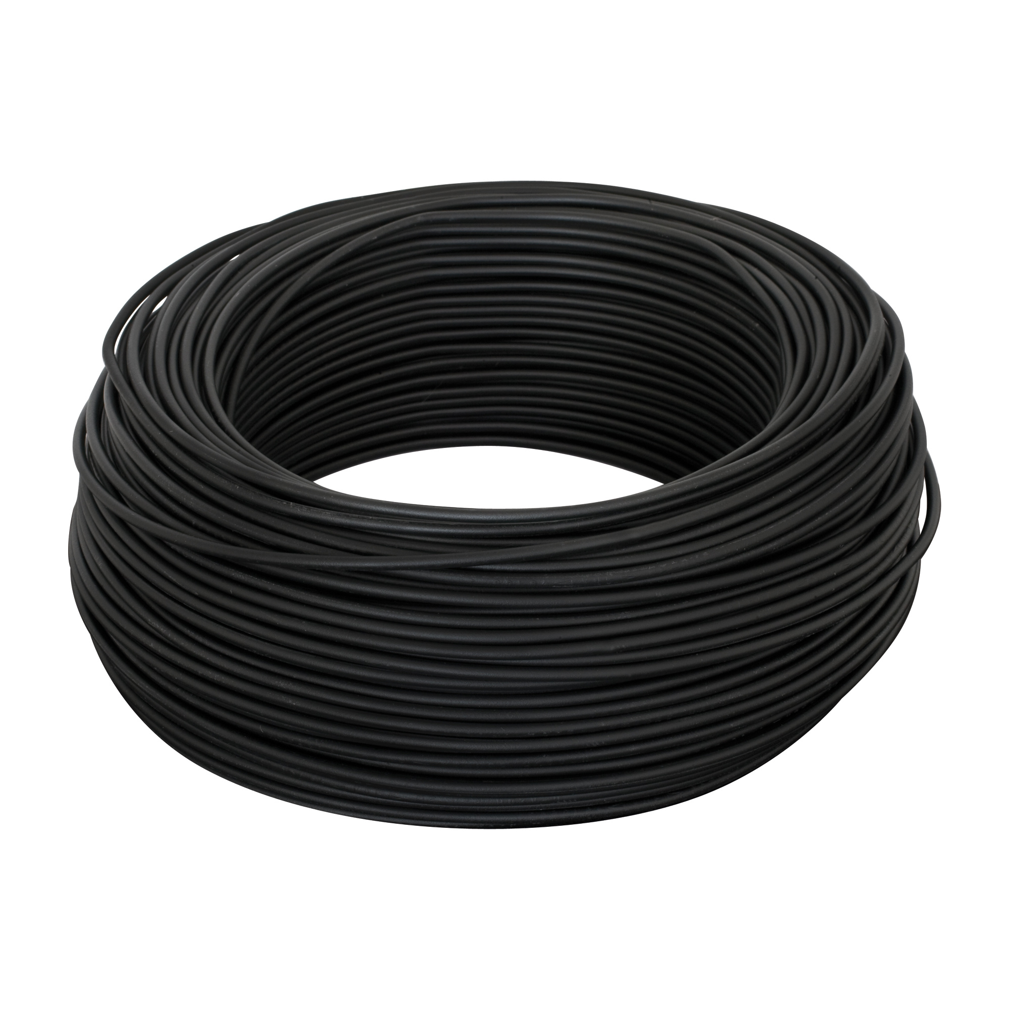 Aderleitung H07V-K (flexibel), 1 x 4², schwarz