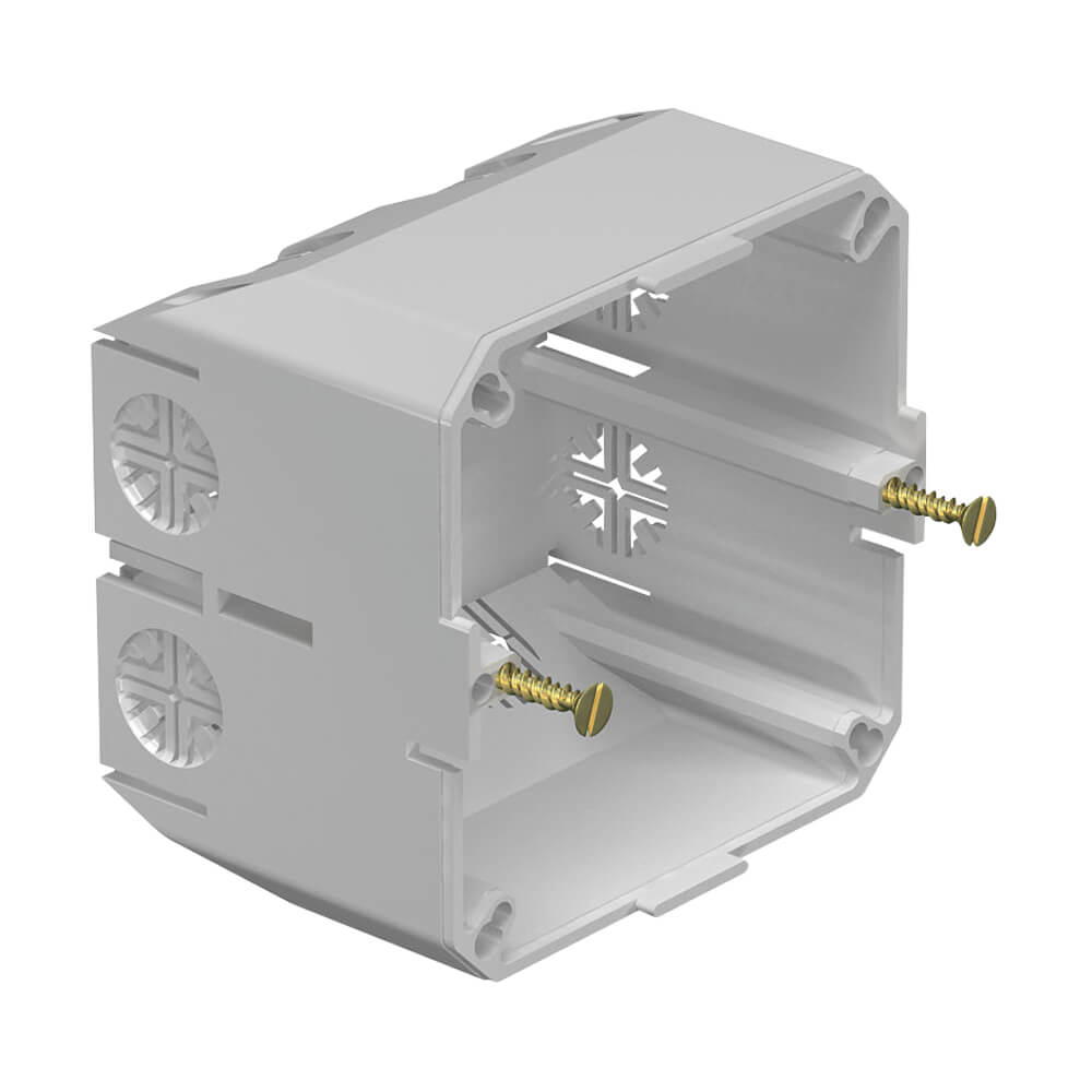OBO® - Geräteeinbaudose für PVC- Kanäle und Brüstungskanäle mit Seitenhöhe 60 und 70 mm