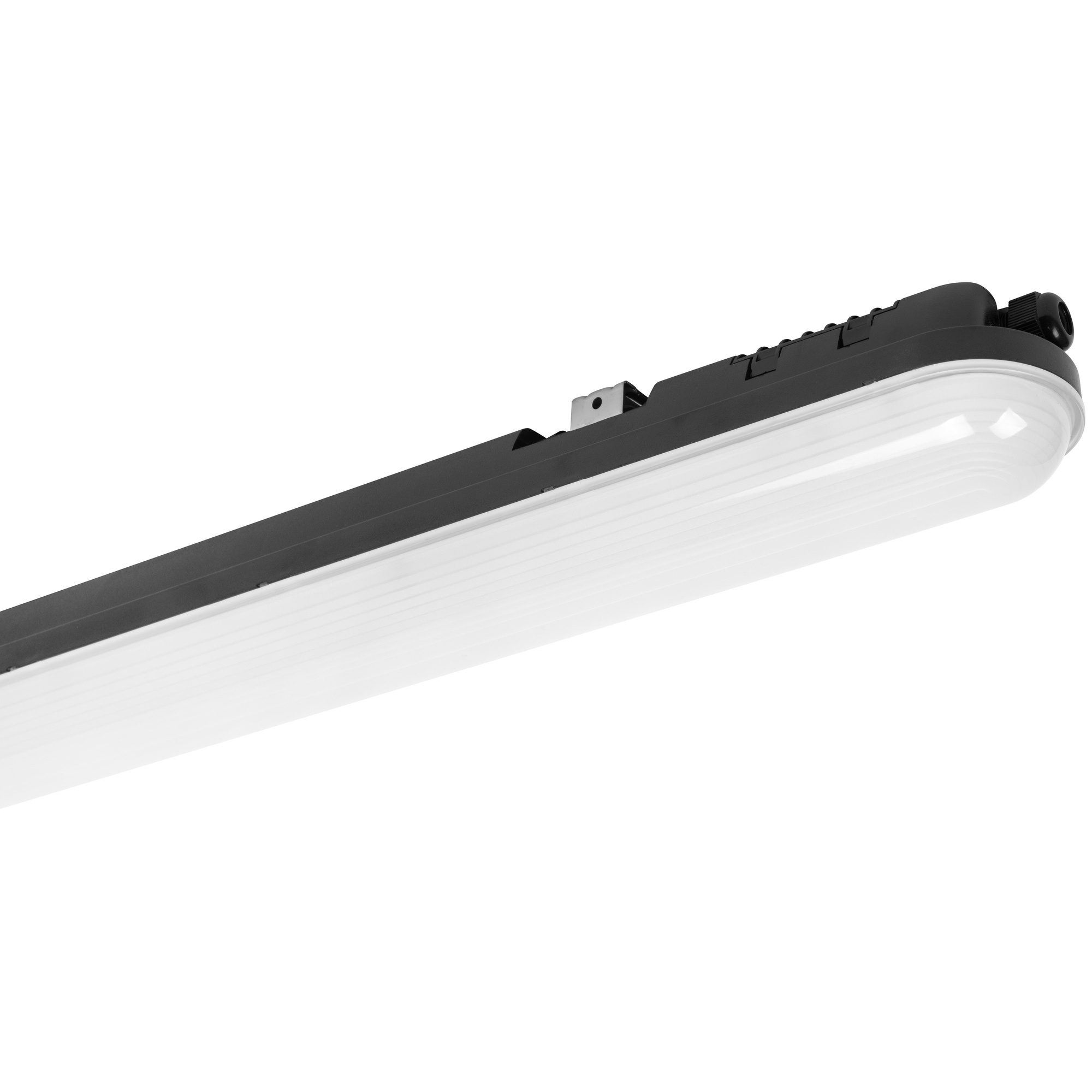 Feuchtraumwannenleuchte, LED/38W, 4000K, schwarz/opal