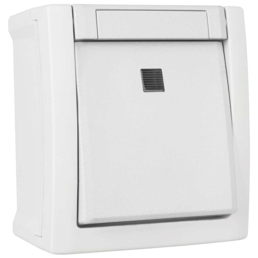 Panasonic® - AP/FR - PACIFIC - weiß -  Aus/Wechsel-Schalter, beleuchtet
