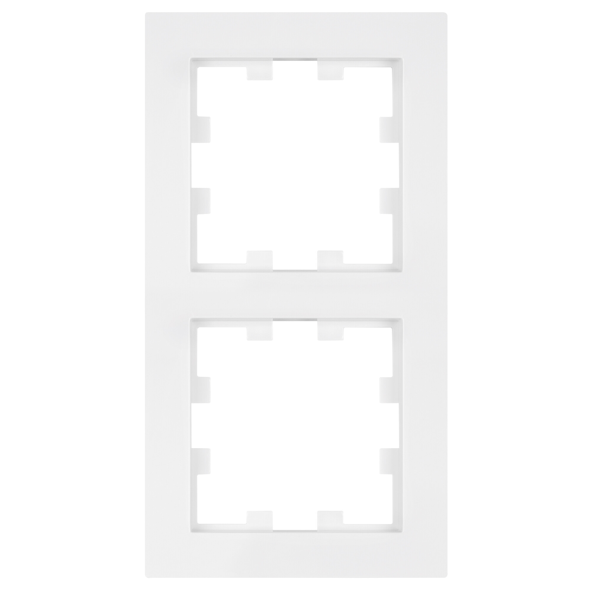 Panasonic - Abdeckrahmen, KARRE Plus 55, reinweiss (~RAL 9010) - 2-fach