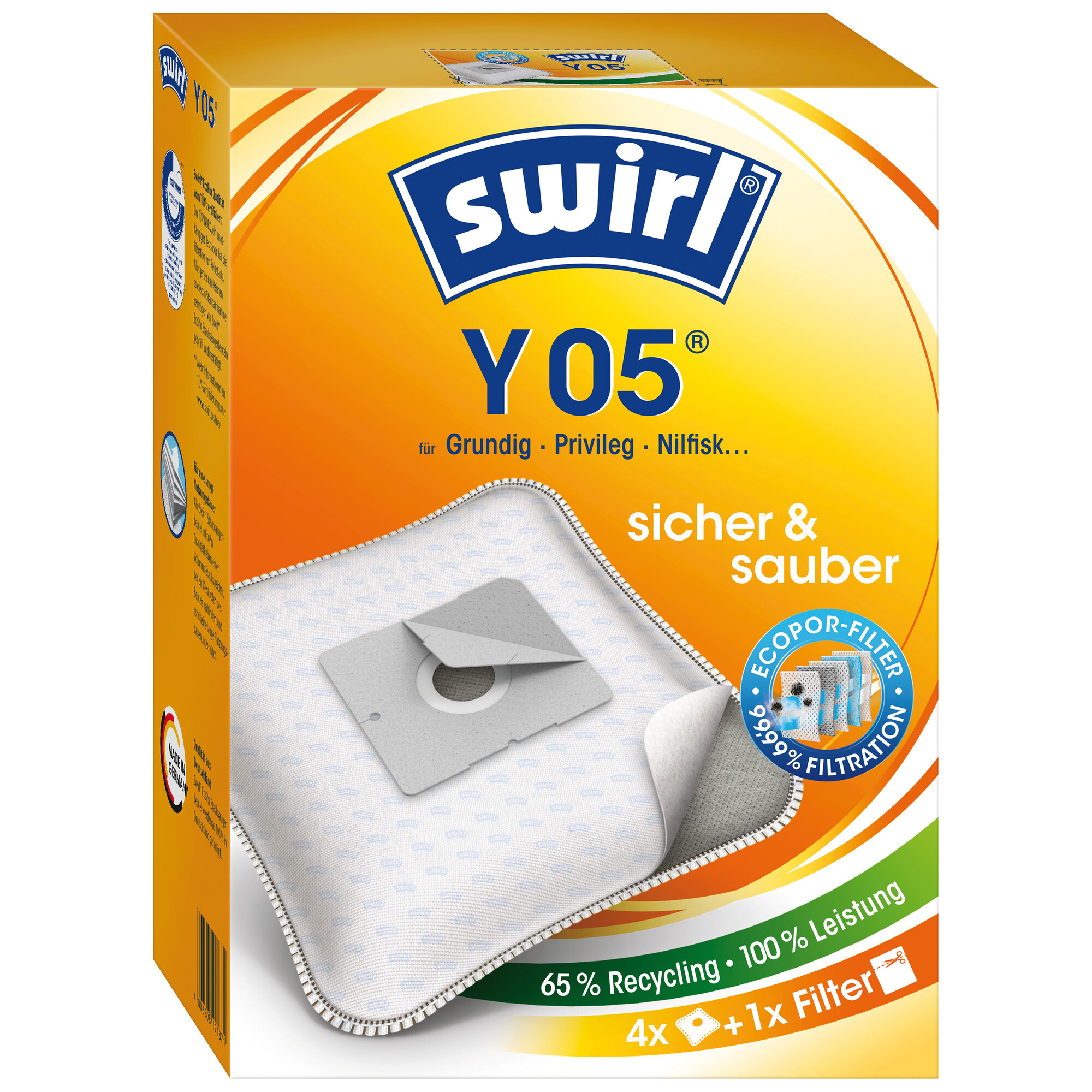 Staubsaugerbeutel für diverse Y05