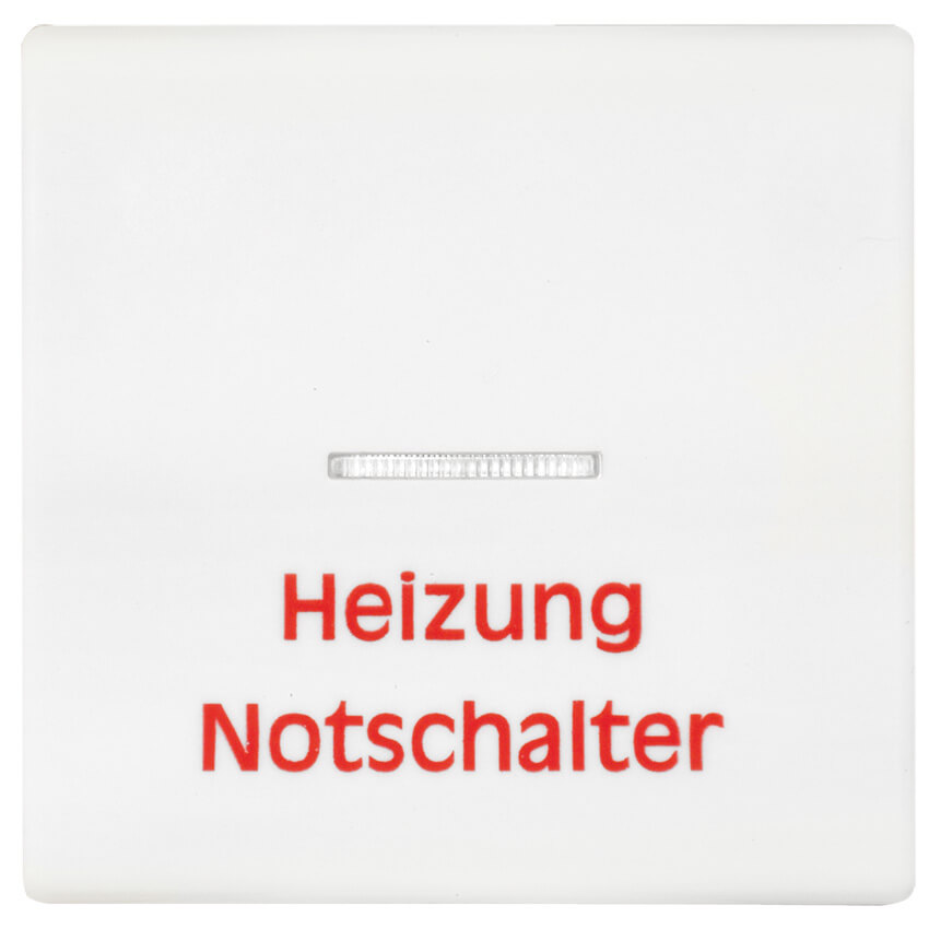 JUNG® - AS - Wippe, für Heizungsnotschalter, alpinweiß glänzend