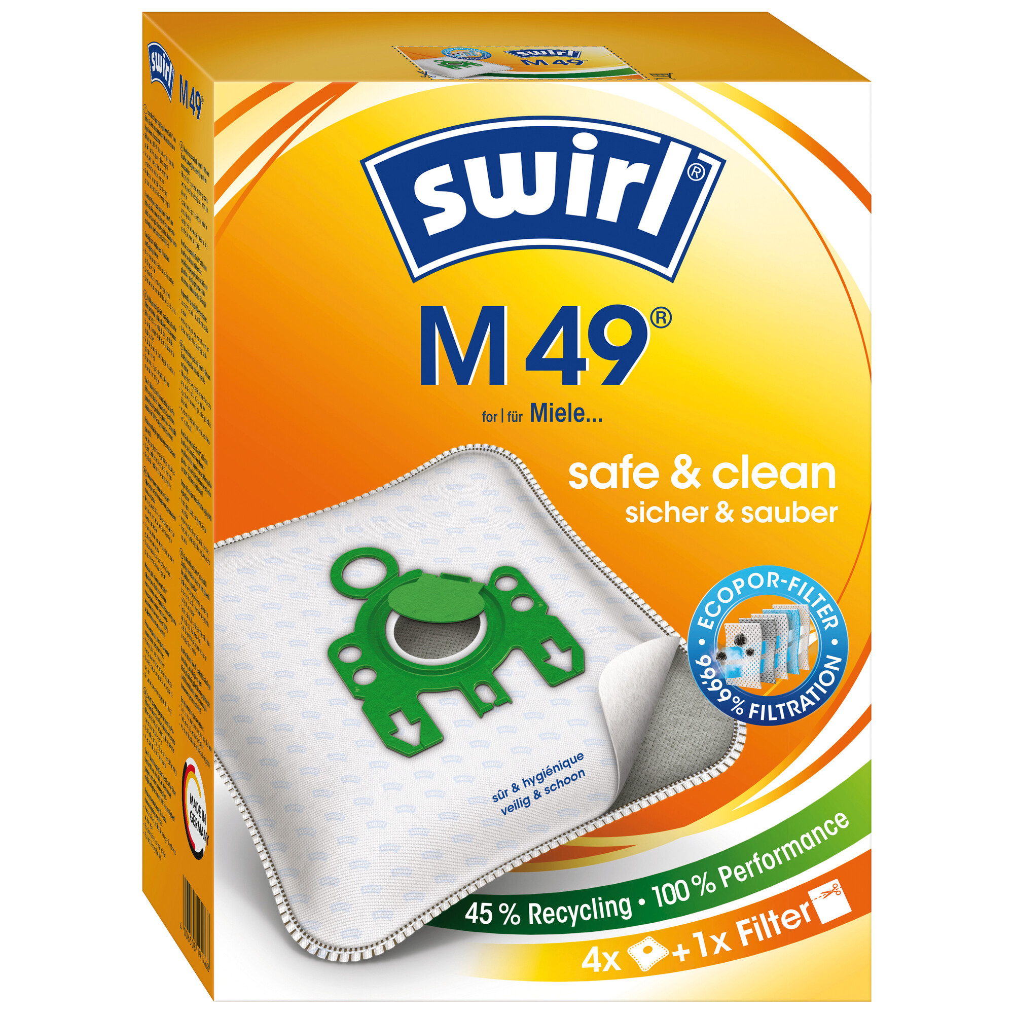 Staubsaugerbeutel für Miele M49