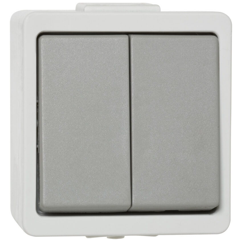 Serien-Schalter, AP/FR 9365, grau