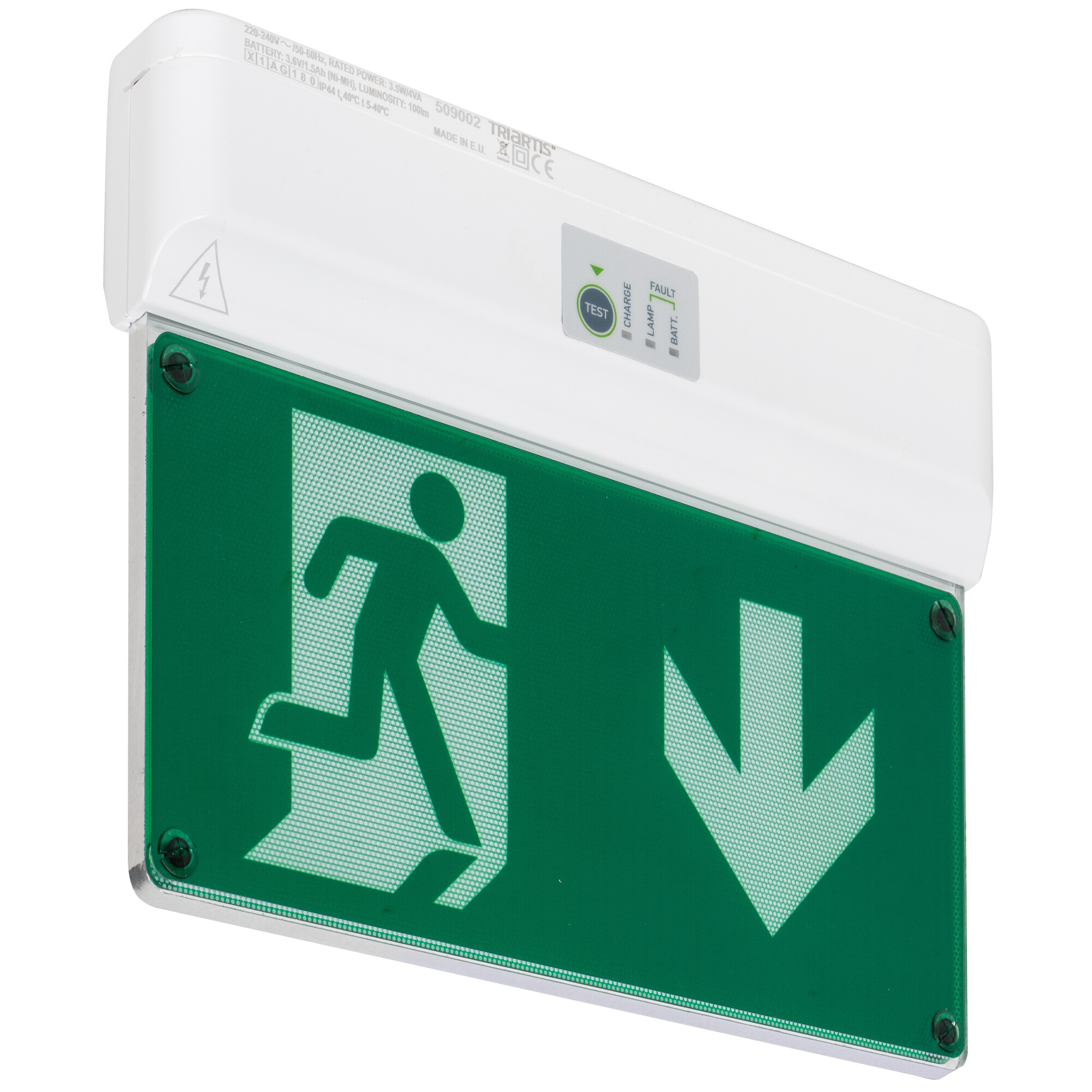 Not- und Sicherheitsleuchte, LED/3,5W, 100 lm, Notlicht 3 Stunden