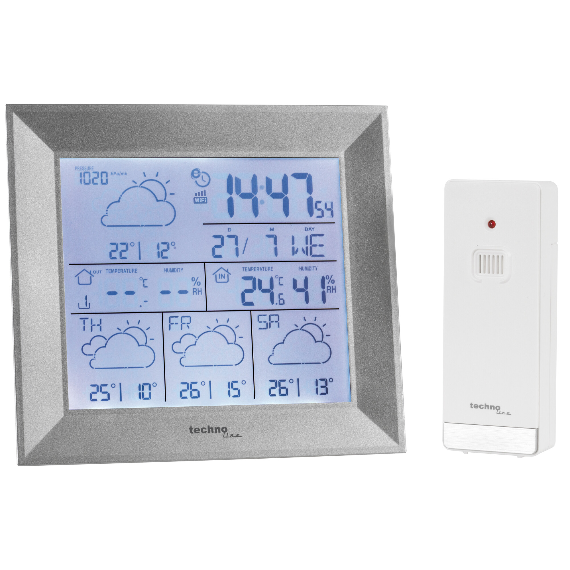 Internet-Wetterstation WD 2000, WLAN