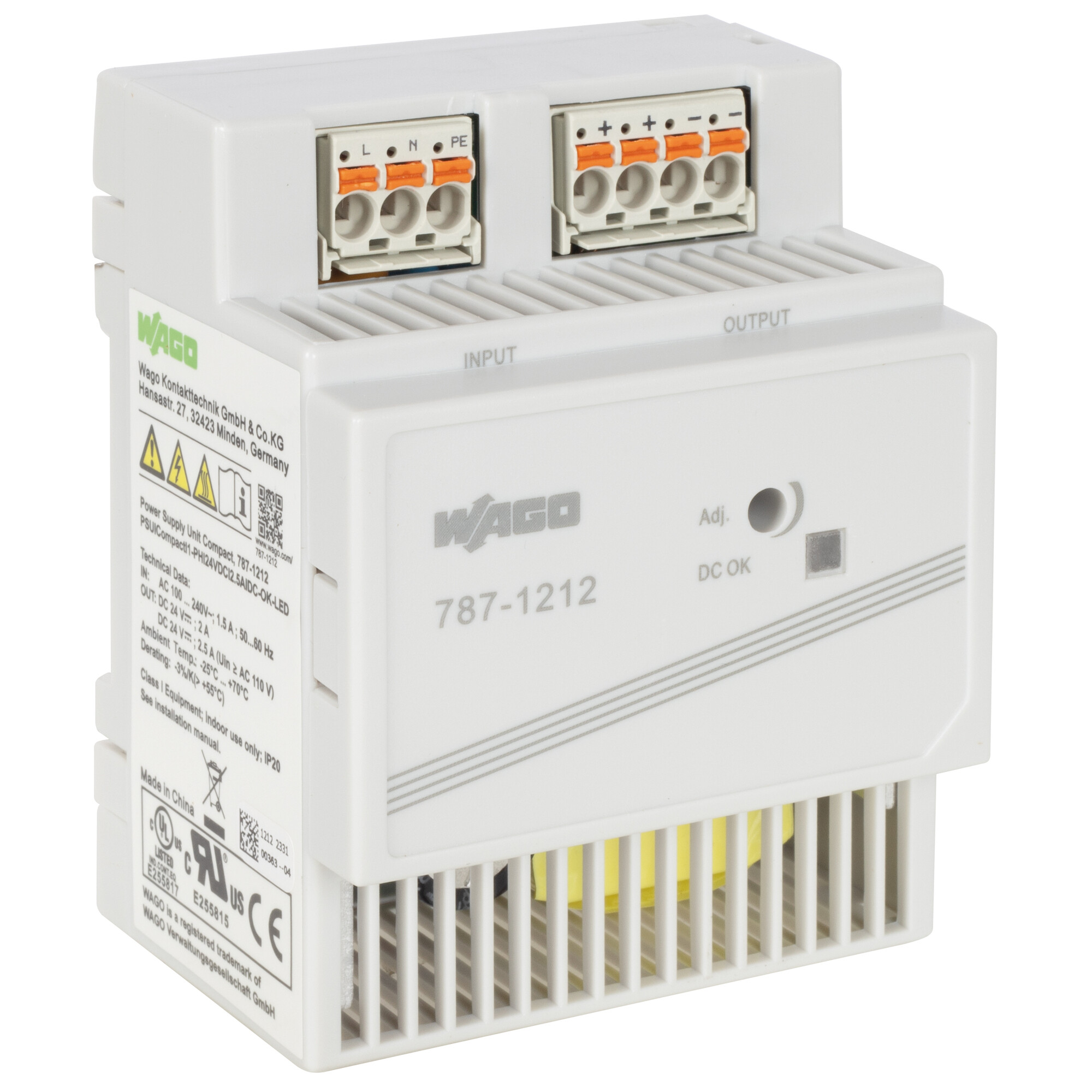 Reiheneinbau-Netzgerät, COMPACT, 787-1212