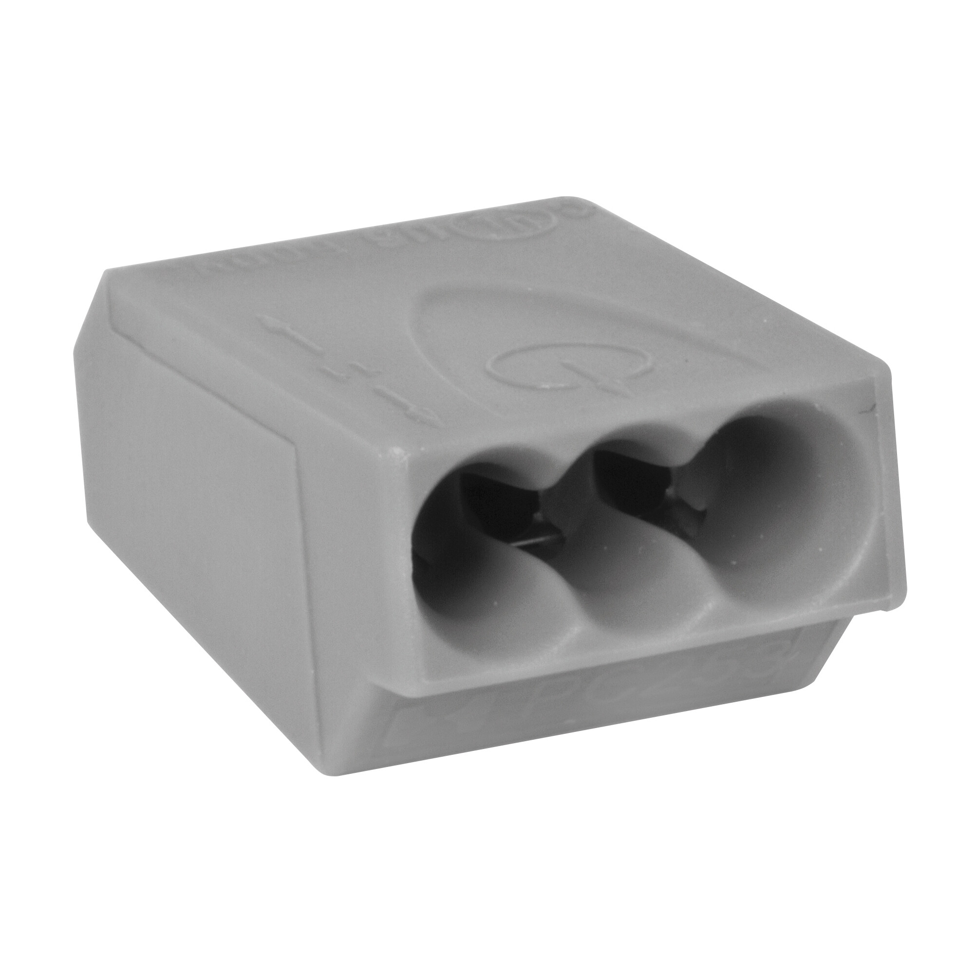 Steckklemme, 1 - 2,5 mm², grau, 3-polig