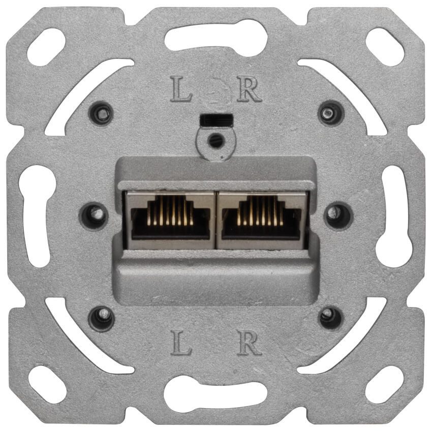 KLEIN® - UAE-2x8 CAT-6A UP-Datenübertragungs-Datendose bis 500 MHz,