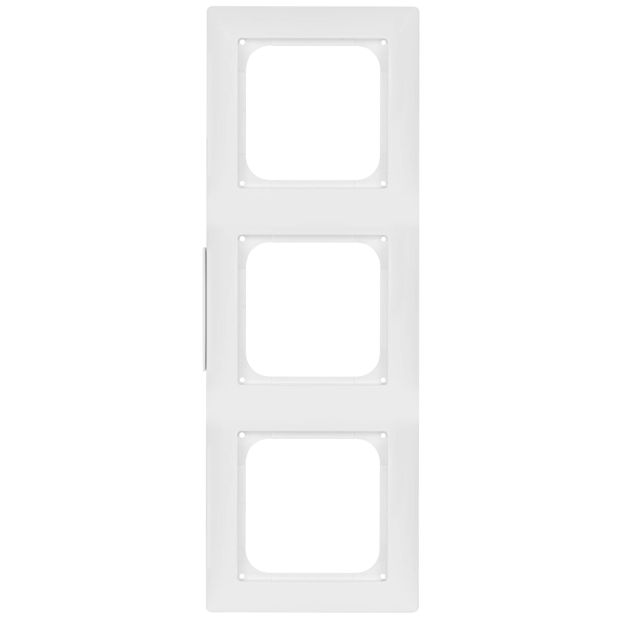 BUSCH-JAEGER - Abdeckrahmen, mit Beschriftungsstreifen 8 mm, K55 BB, reinweiß - K552513/04BB 3-fach