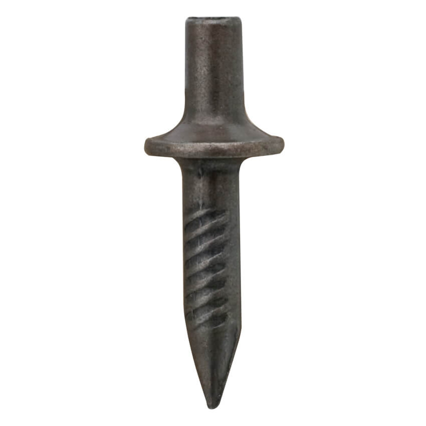 FIXPIN Schlagdübel, blau gehärtet, quer geriffelt, mit großem Kragen-15 mm