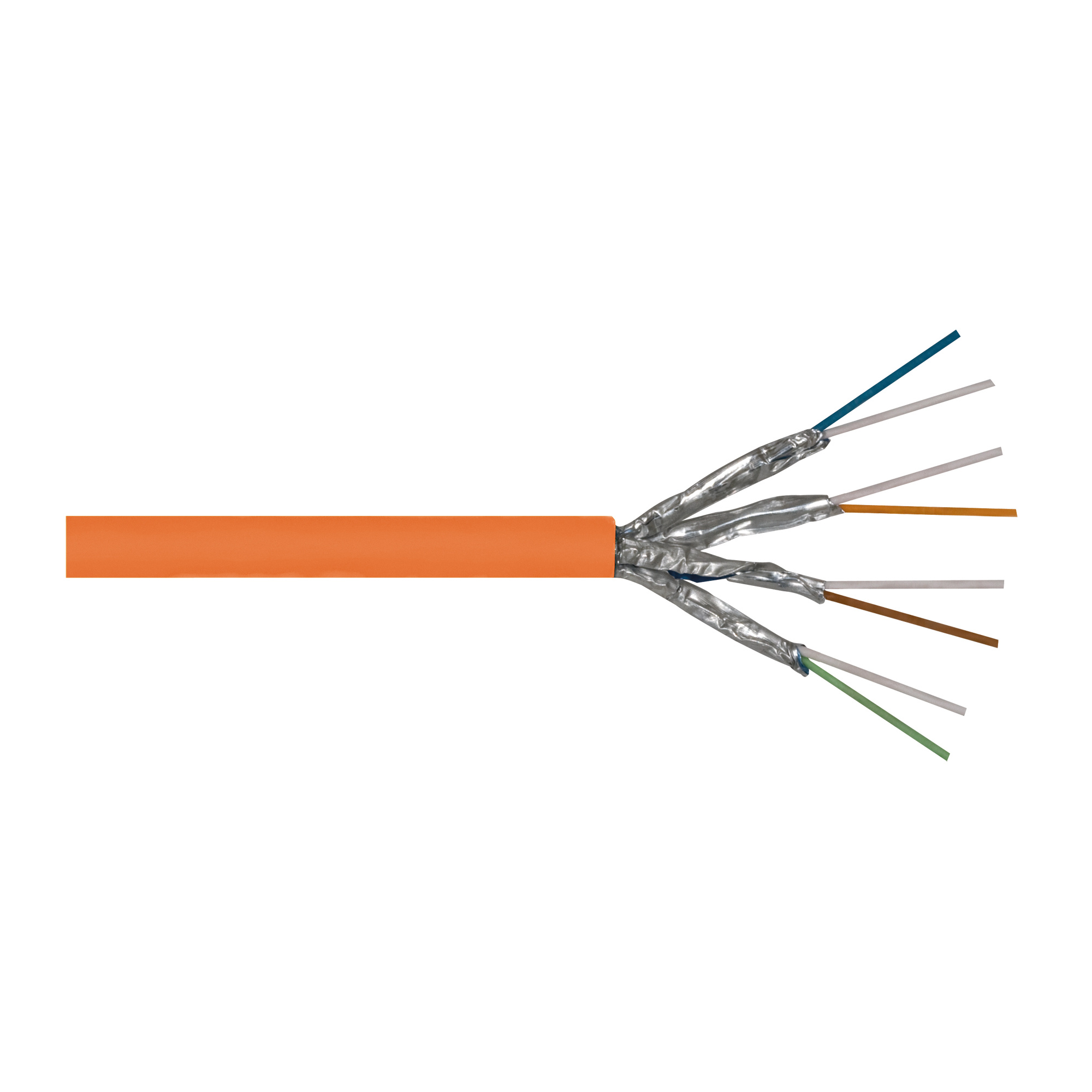 Datenleitung S/FTP Kat-7, 4 x 2 x AWG23/1, 1300 MHz