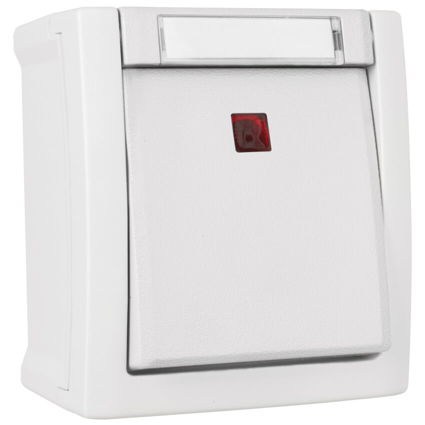 Panasonic® - AP/FR - PACIFIC - weiß -  Aus-Kontroll-Schalter, beleuchtet