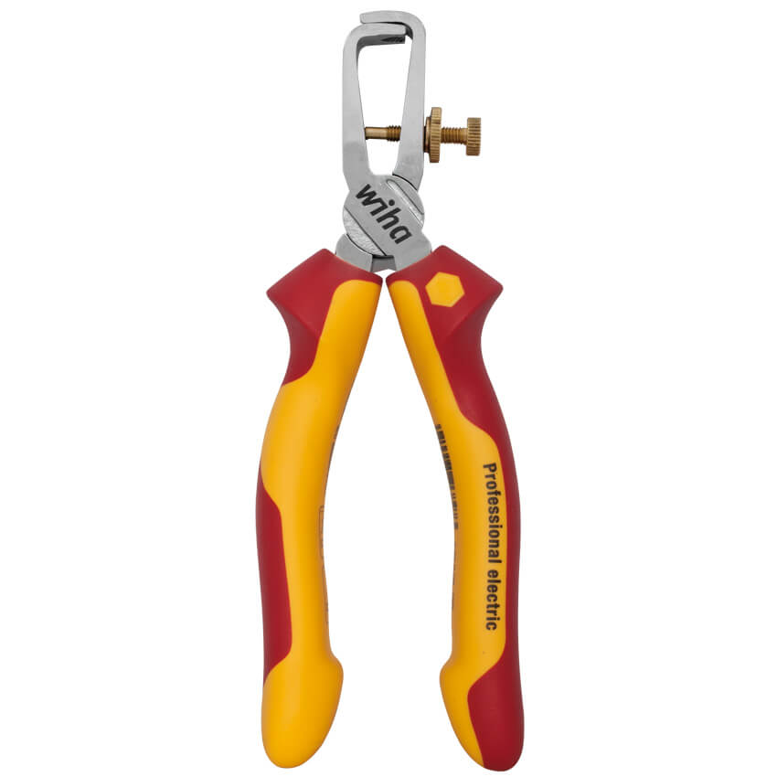 WIHA® - VDE-Abisolierzange, PROFESSIONAL ELECTRIC, DynamicJoint®, isoliert, L 160 mm