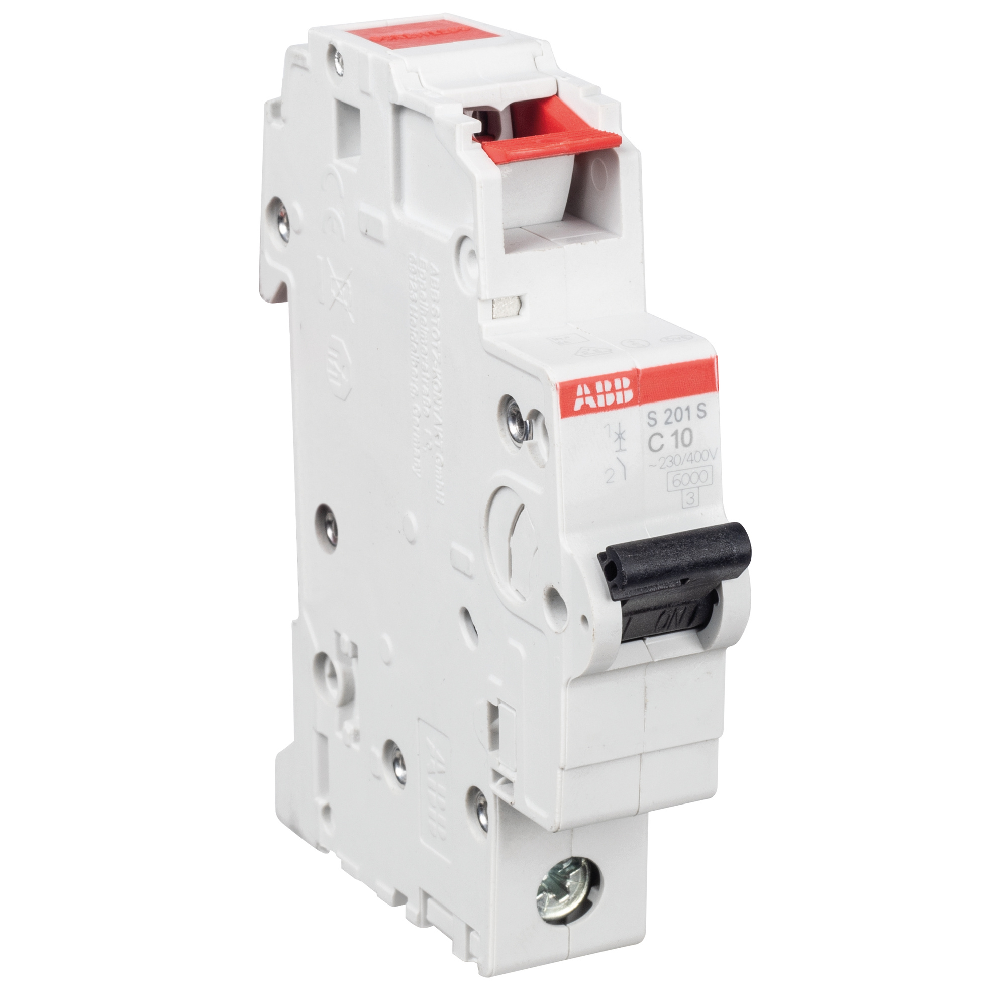 Leitungsschutzschalter, S201S, 1-polig, C10A, 1 TE