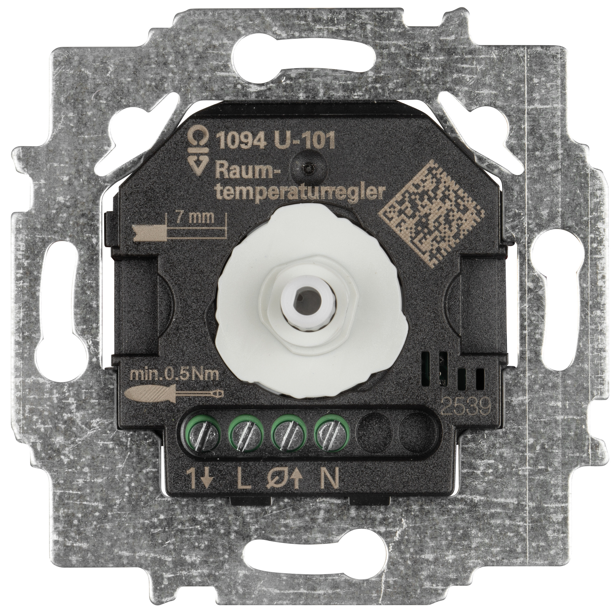 BUSCH-JAEGER - UP-Raumthermostat-Einsatz, 1094 U-101, elektronisch, 5°C - 30°C - 1094 U-101