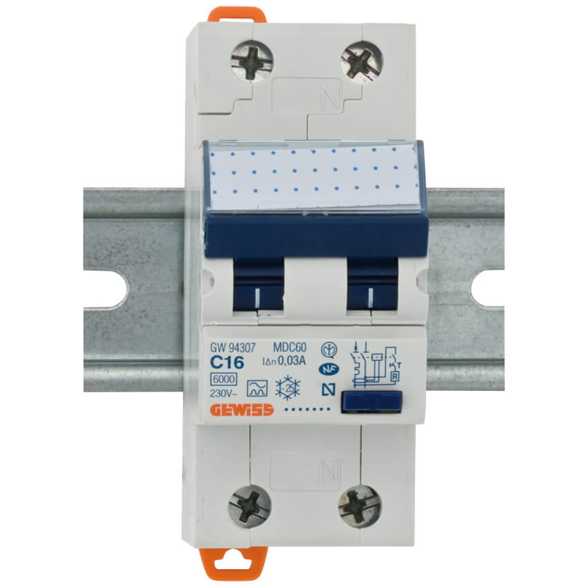 FI/LS-Schutzschalter, 2-polig, C-16A/0,03A,