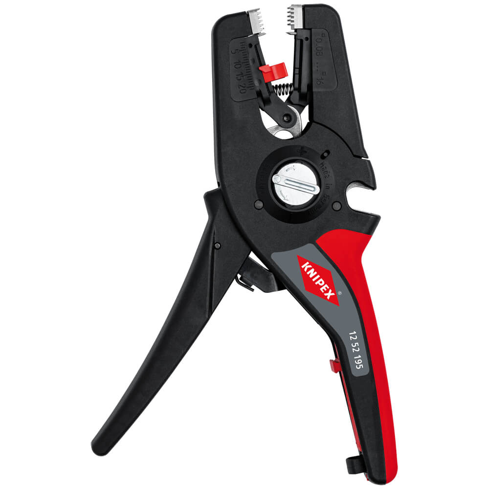 KNIPEX® - Abisolierzange, PRECISTRIP 16, für feindrähtige und massive Leiter mit PVC-Isolierung