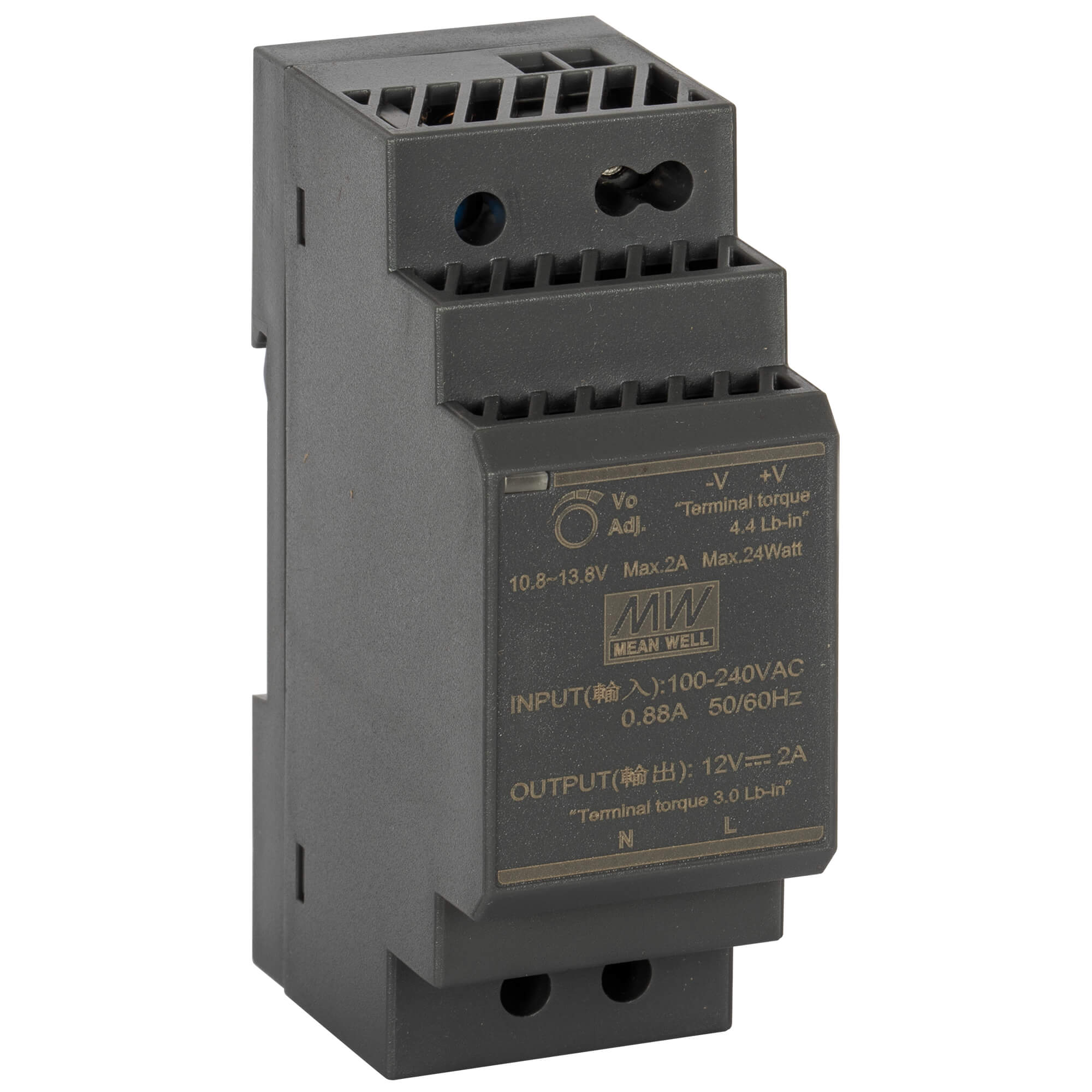 Reiheneinbau-Netzteil, HDR-30-12, 12V-DC