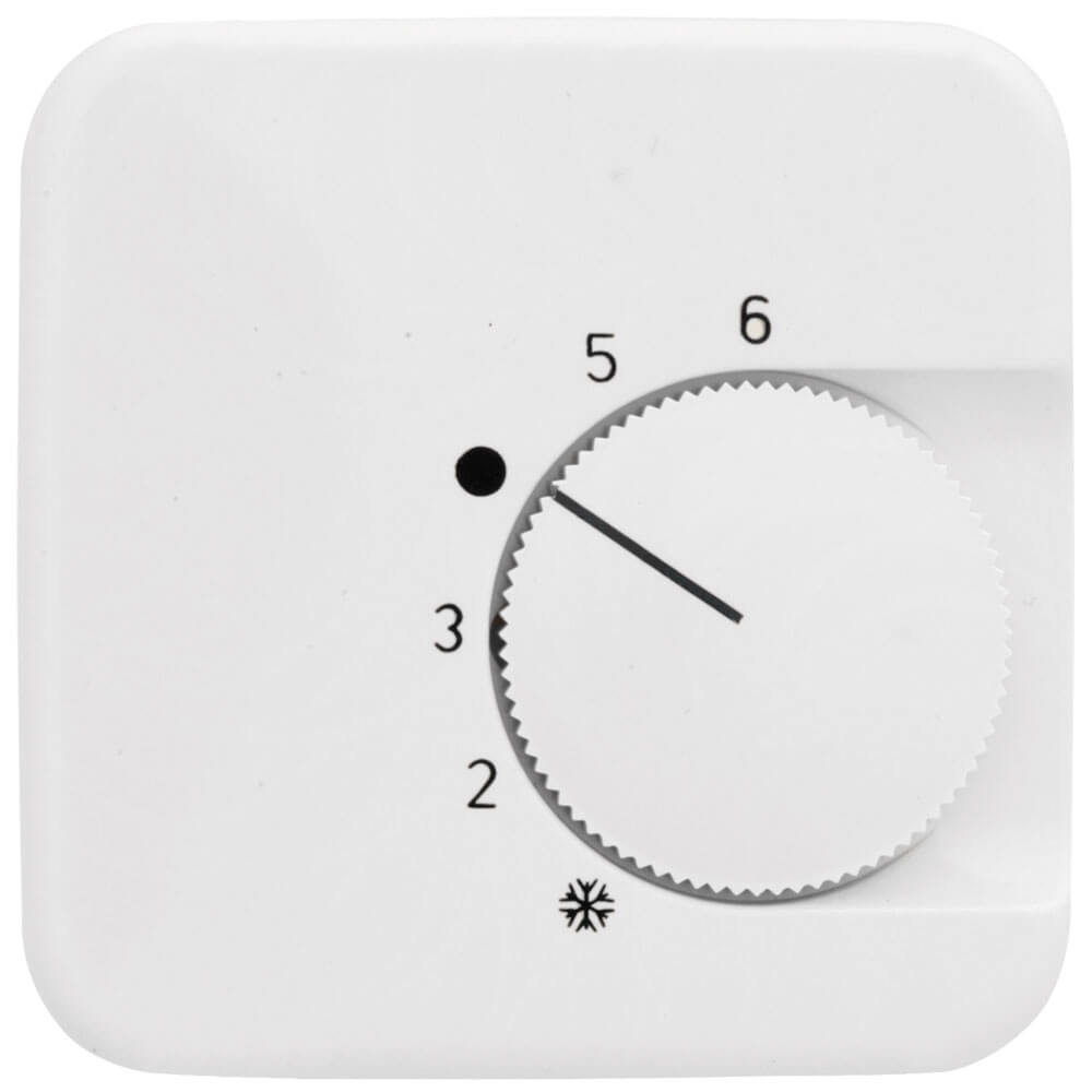KLEIN - Zentralplatte, für Raumthermostat-Einsatz, KLEIN SI®, reinweiß