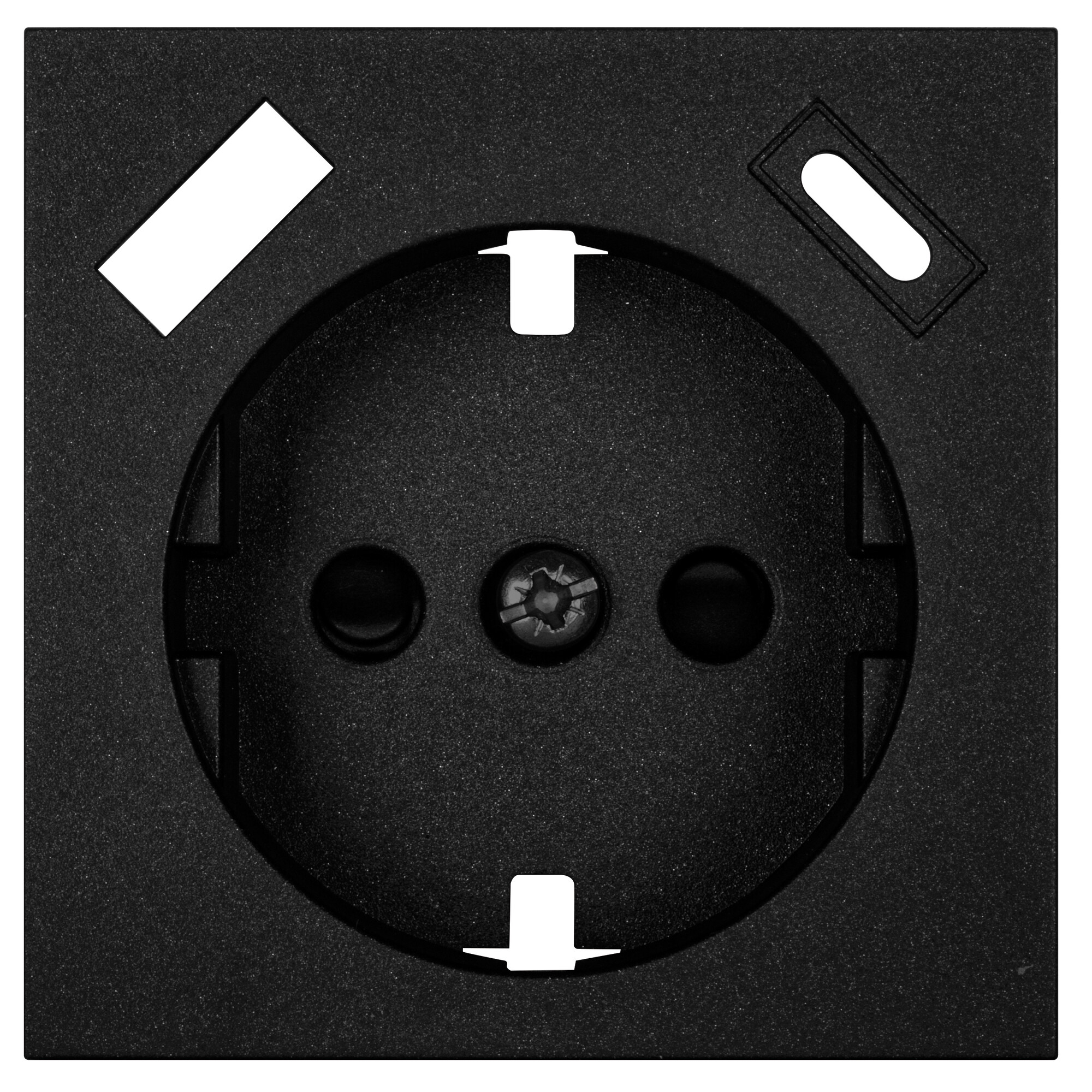 GIRA - Zentralplatte, für 408041, 55 x 55 mm, schwarz matt